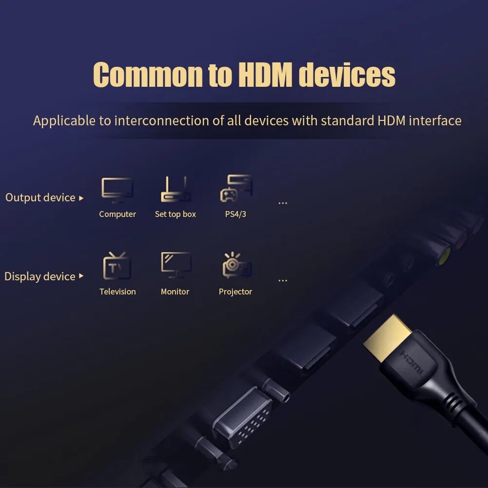 HDMI кабель высокоскоростной штекер 1 5 метра для HDTV xbox PS3 компьютера с 19