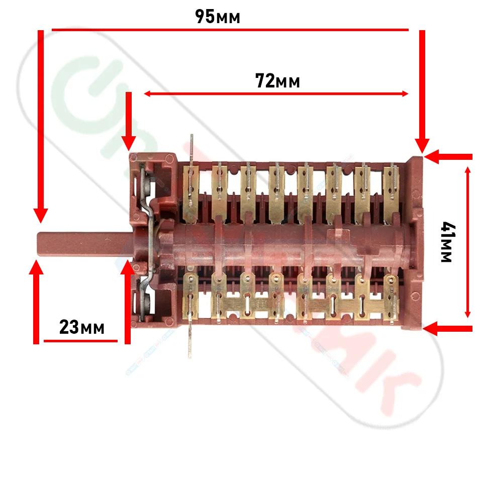 переключатель духовки midea 10 позиций 17471100000345. переключатель пмэ 27-2353 п. переключатель режимов духовки для плиты индезит ,6 позиций. переключатель духовки zigmund shtain 9позиуий. пирамида f60tmr электрическая схема.
