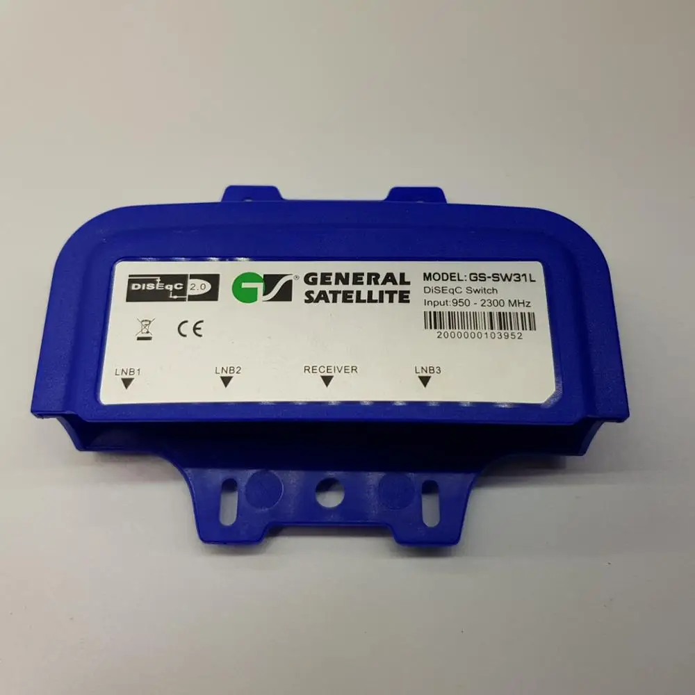 Переключатель DiSEqC 2.0 Switch. 3 входа GS-SW31L. Спутниковый переключатель. Подключить три