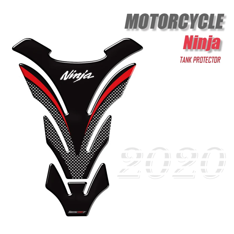 3D Motorcycle Stickers For Kawasaki Ninja 300/400/250R/125 2020 2021/1000/ZX6R/ZX10R/ZX14R Gas Oil Fuel Tank Pad Protector Decal