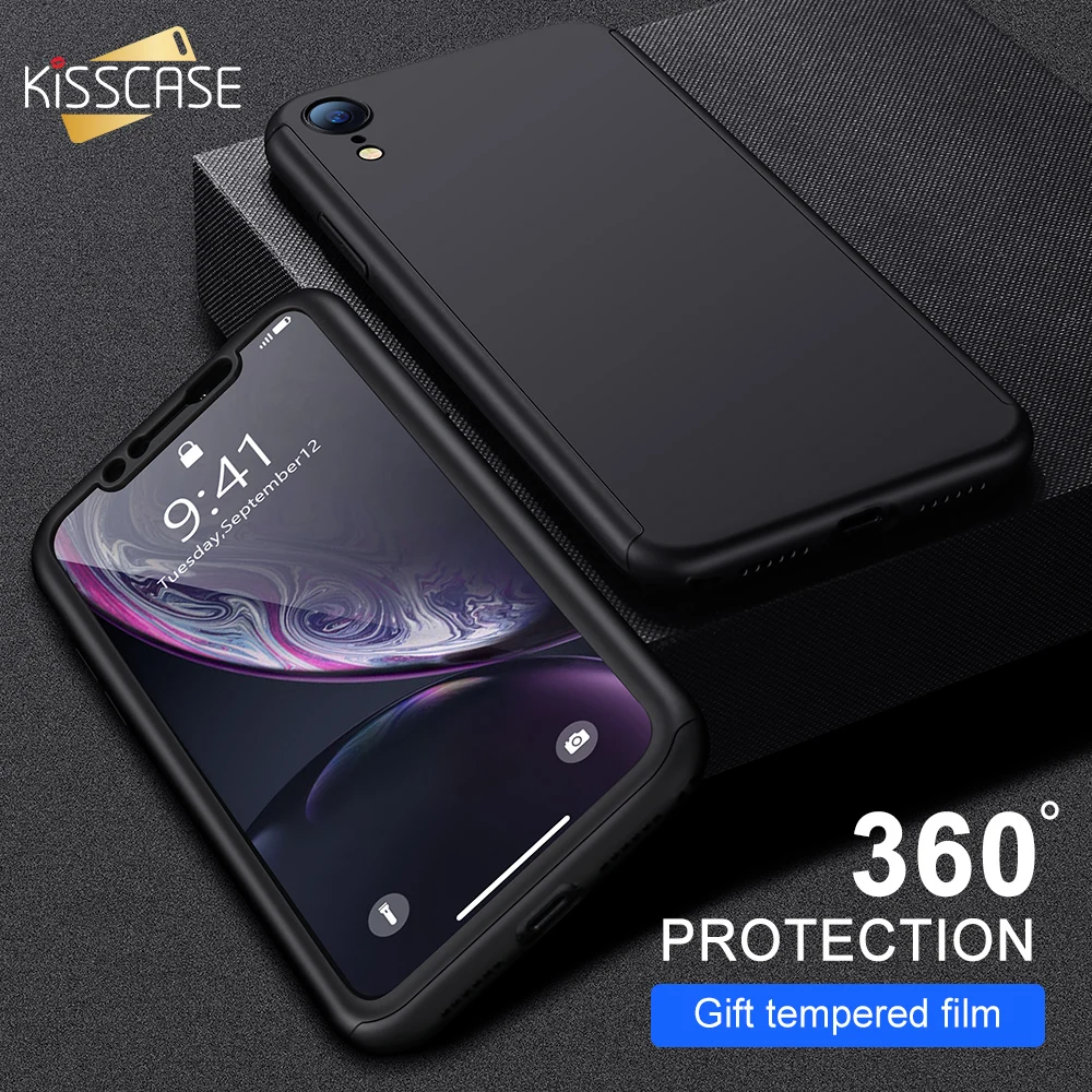 Чехол KISSCASE для телефона Samsung A5 2017 /J6 2018 /J7 /J5 /A7 /A8 S10 S9 S8 S7 s10e 360 Защитный