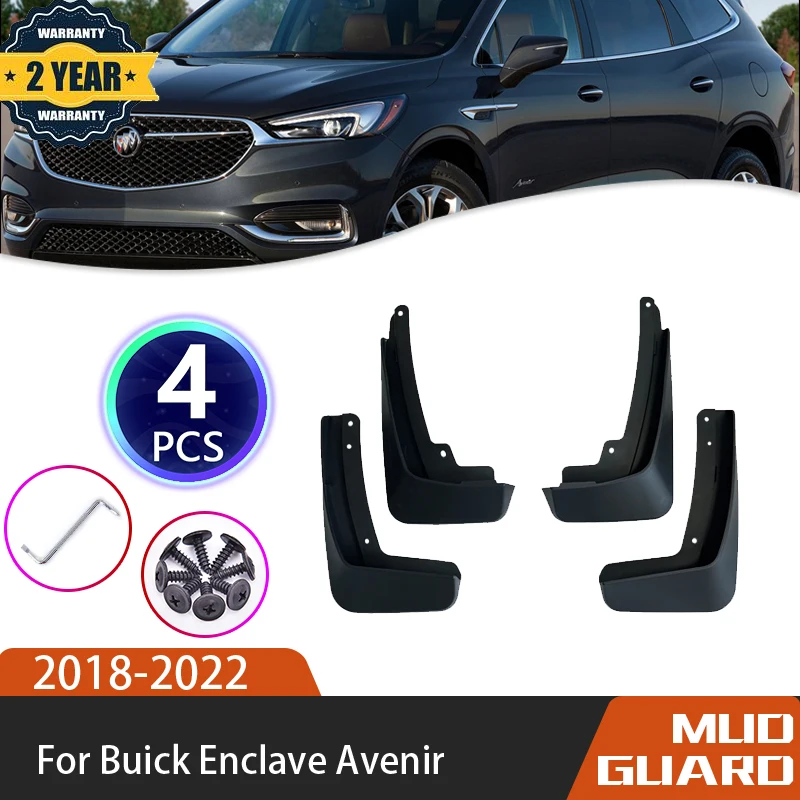 

Automobile Mudguard For Buick Enclave Avenir 2018~2022 Fender Splash Flap Wheel Arch Pads 4-Piece Set Of Car Accessories 2019