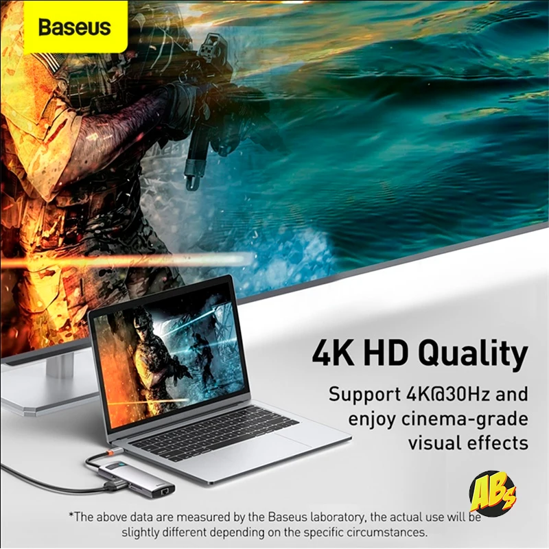 Baseus USB C HUB к HDMI-совместимый адаптер RJ45 кардридер 3 0 PD 100W Type док-станция для Macbook Pro