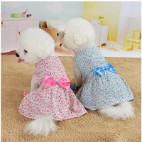 cute delicated lattice style summer pet dog dresses clothes for spring summer fall clothes nice comfortable princess pet dresses