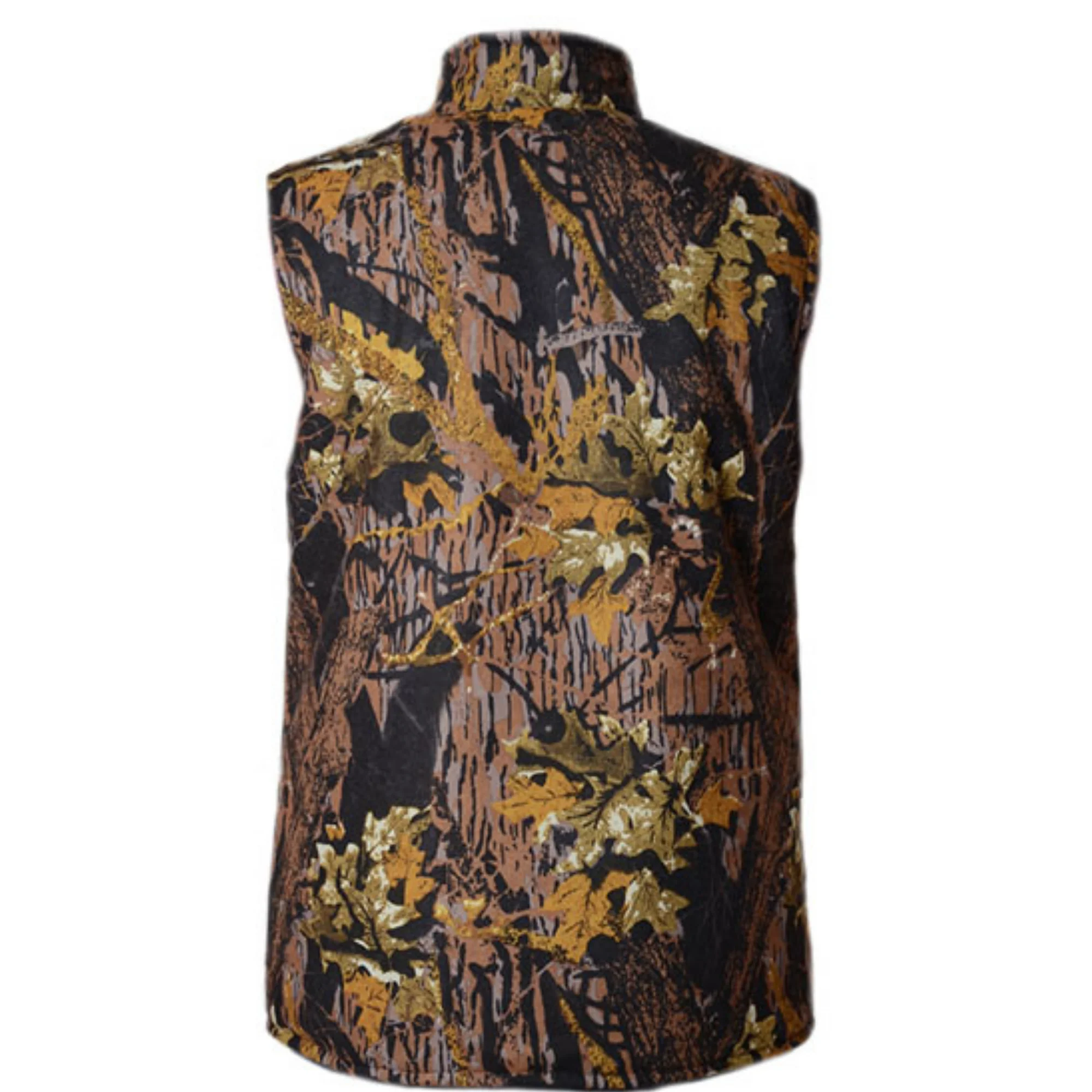 Жилет мужской на молнии охотник из овчины Натуральный мех