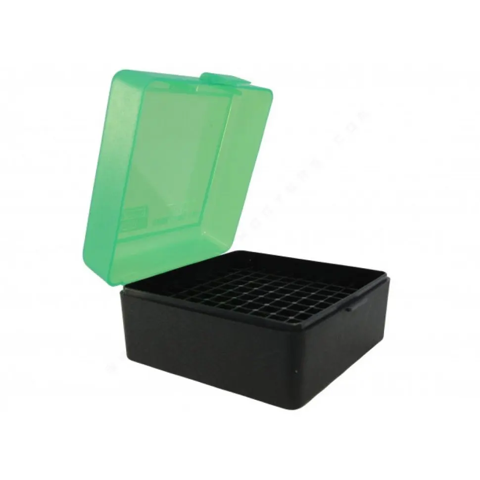 Бокс для патронов MTM Flip Top Ammo Box 17 Remington 204 Ruger 223 100 Round Plastic RS 16T| |