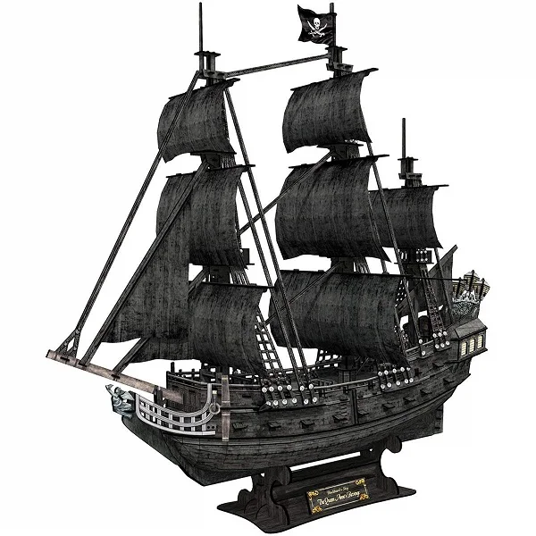 Three-dimensional 3d-puzzle &quotQueen Anne's Revenge ship" 308 El t4018h | Игрушки и хобби