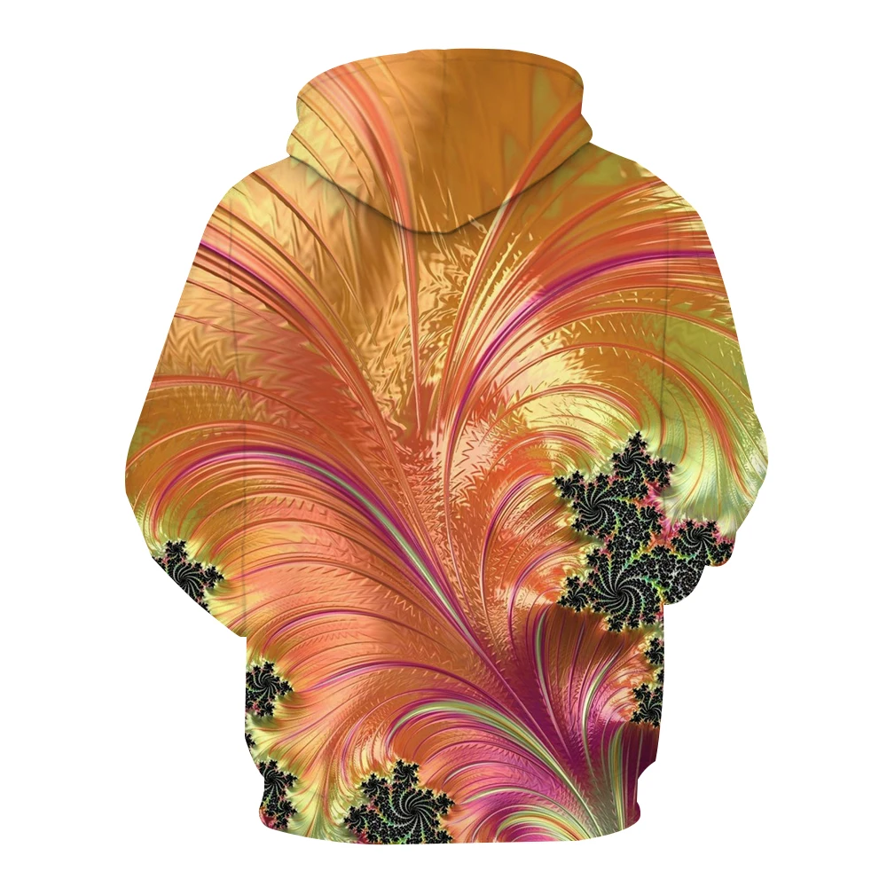

2020 New High Quality Feather Pattern 3D Printed Casual Hoodie Men'S Fall Fashion Sport Hoodie Street Wear