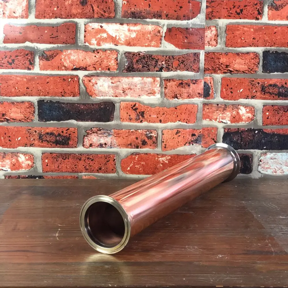 

Clamp 4" 102mm Flange OD 119 Copper Spool Pipe L=500mm (20")