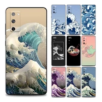 hokusai the great wave phone case for samsung s7 edge 8 9 10 e lite 20 plus ultra fe 21 plus ultra fe soft silicone cover coque