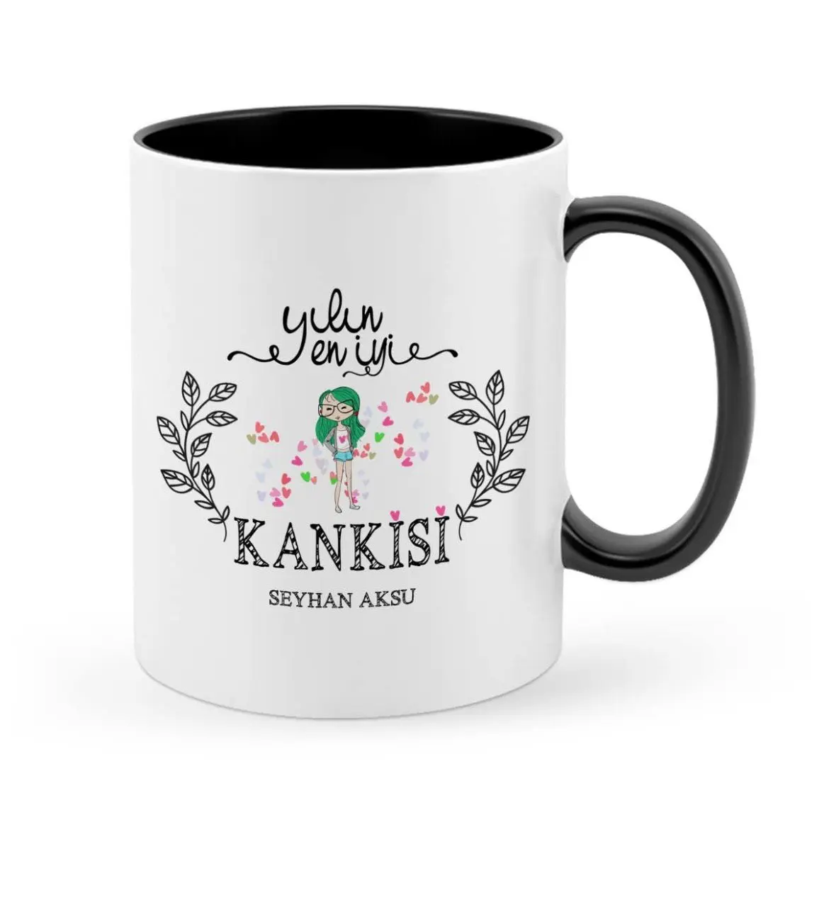 

Personalized The Year 'S Best Kankisi Black Mug Cup