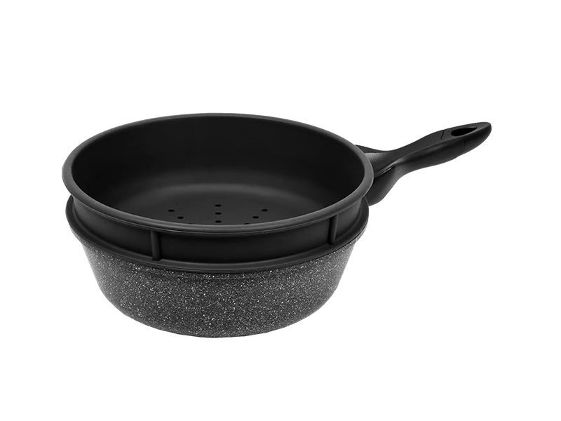 Алюминиевый вок KOREA WOK KWS2624MS с антипригарным покрытием MEGA STONE диаметром 26 см