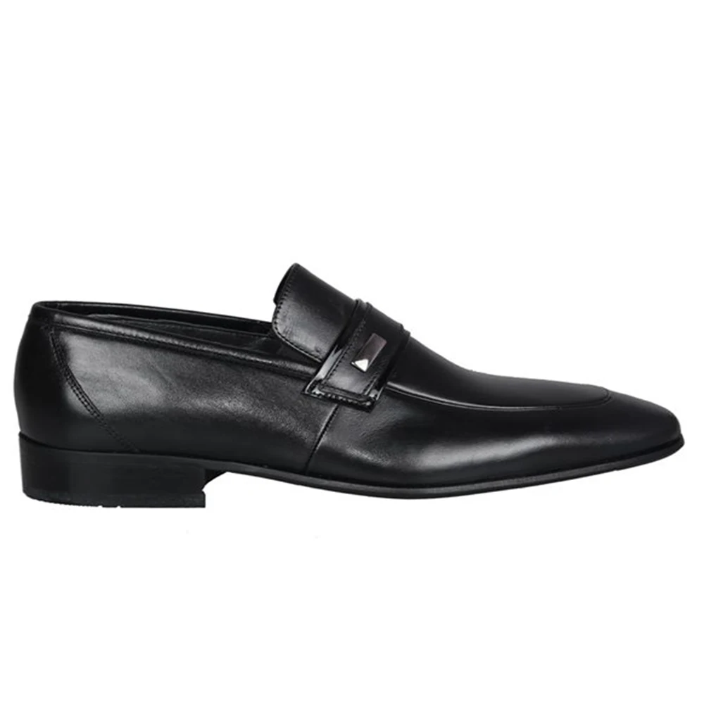 

Fosco Genuine Leather Black Men 'S Classic Shoes 9006