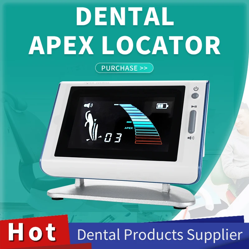 Dental Dentist Instrument Root Canal Endodontic Apex Locator 4.5 Inch LCD Screen Visualization Foldable High Precision Measure
