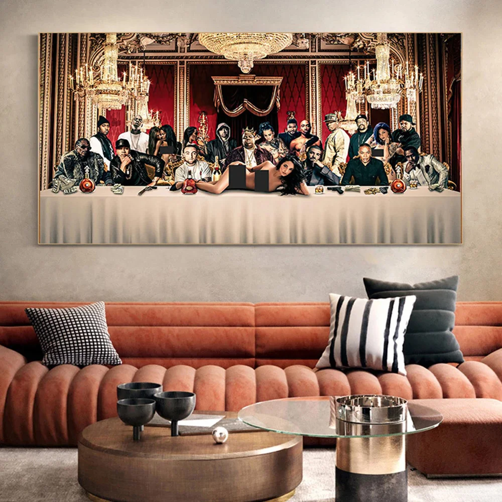 Художественная Картина на холсте в стиле хип-хоп постеры и принты истинные