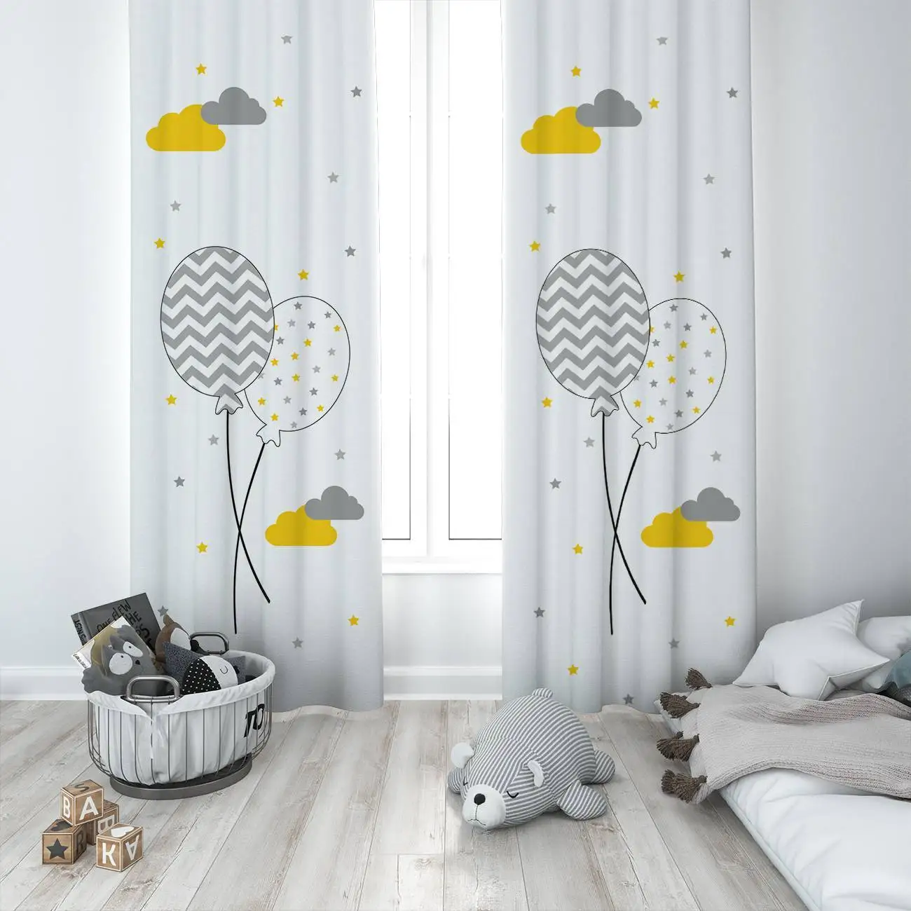 

Kids Room Curtains Balloon Decor Decorating Ideas for Baby Room Rooms Funny