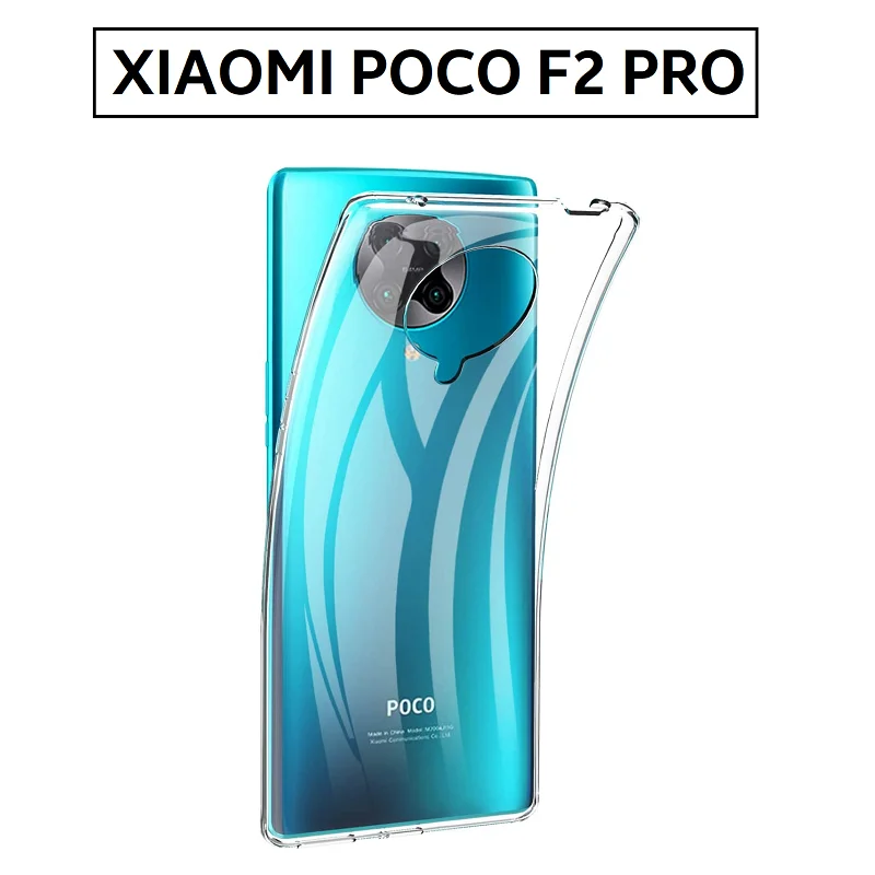 Прозрачный силиконовый чехол для XIAOMI POCO F2 PRO Gel TPU прозрачный POCOPHONE F2PRO K30 REDMI Back