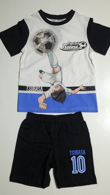 Captain Tsubasa children's summer pajamas-Oliver and Benji