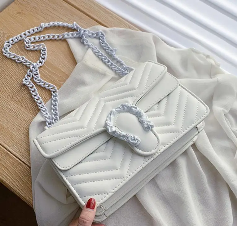 Роскошные сумочки женская сумка из искусственной кожи с цепочками