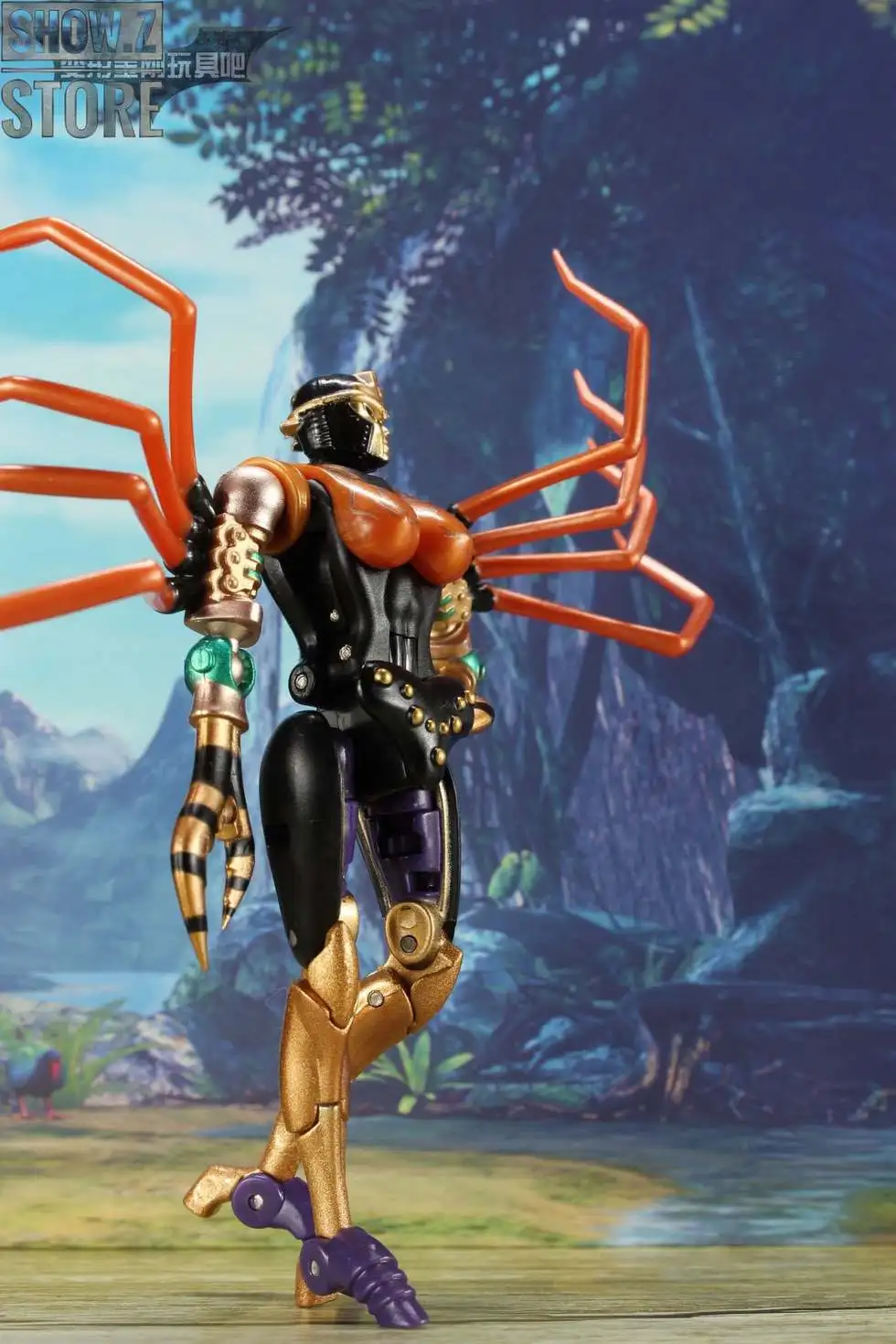 [Show.Z Store] Action Figure элемент трансформации TE MM001 в виде черного арахния фигуры которая