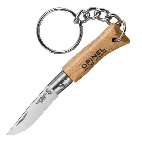 Нож-брелок Opinel №2 нержавеющая сталь бук AV-000065 | Дом и сад