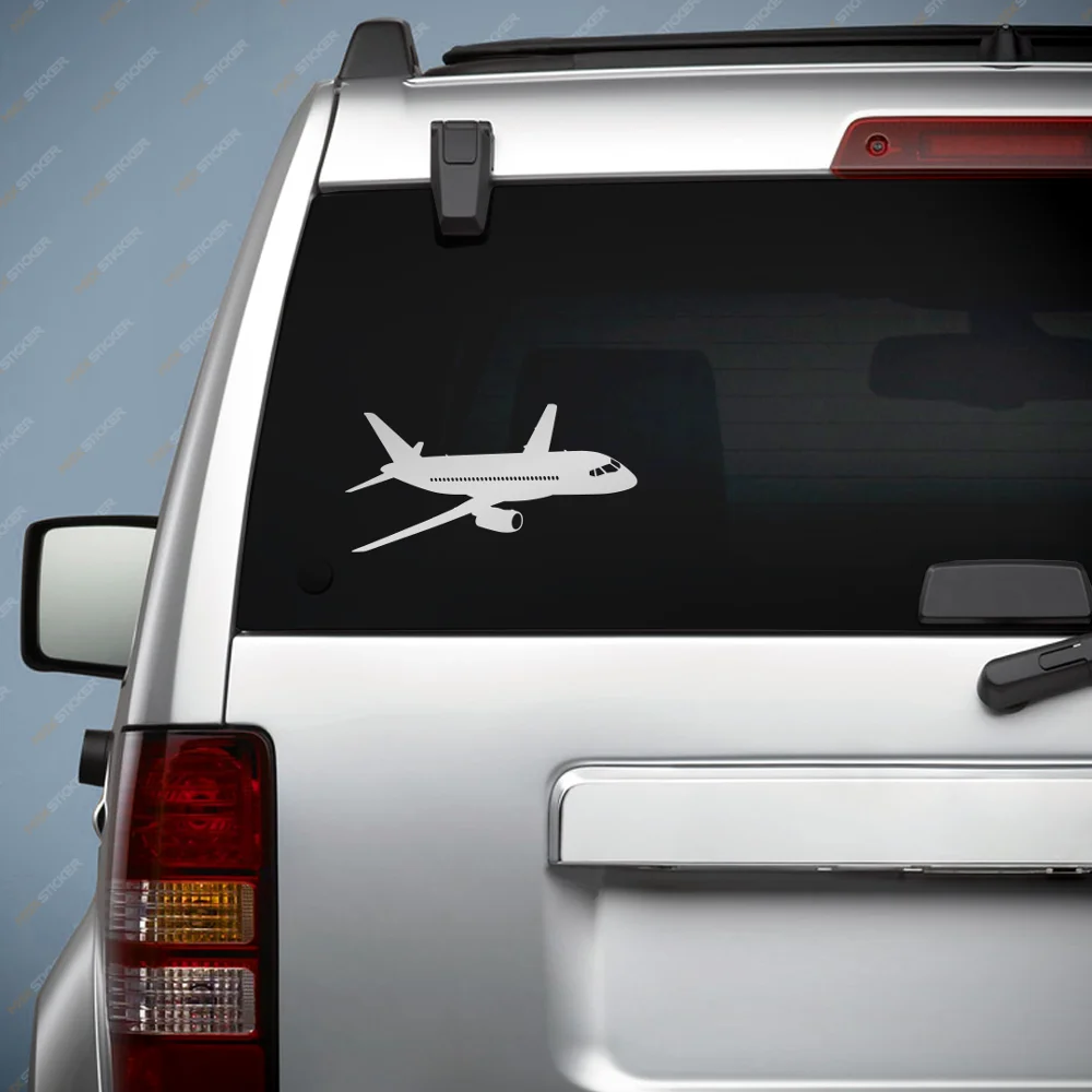 Стикер на авто - Sukhoi Superjet 100 виниловая наклейка |