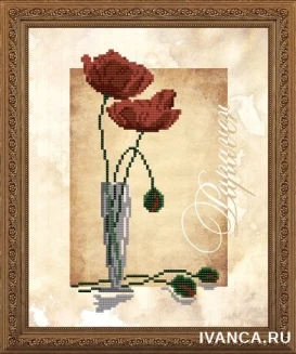 АРТ СОЛО Рисунок на ткани арт. VKA4154 Маки | Дом и сад