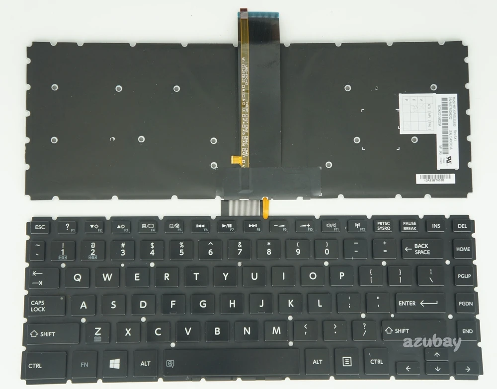 

US Keyboard for Toshiba Satellite E40-B E40D-T E40t-B E45-B E45D-T E45t-B S40-B S45-B S45T-B MP-13R53USJ930 6037B0096202 Backlit