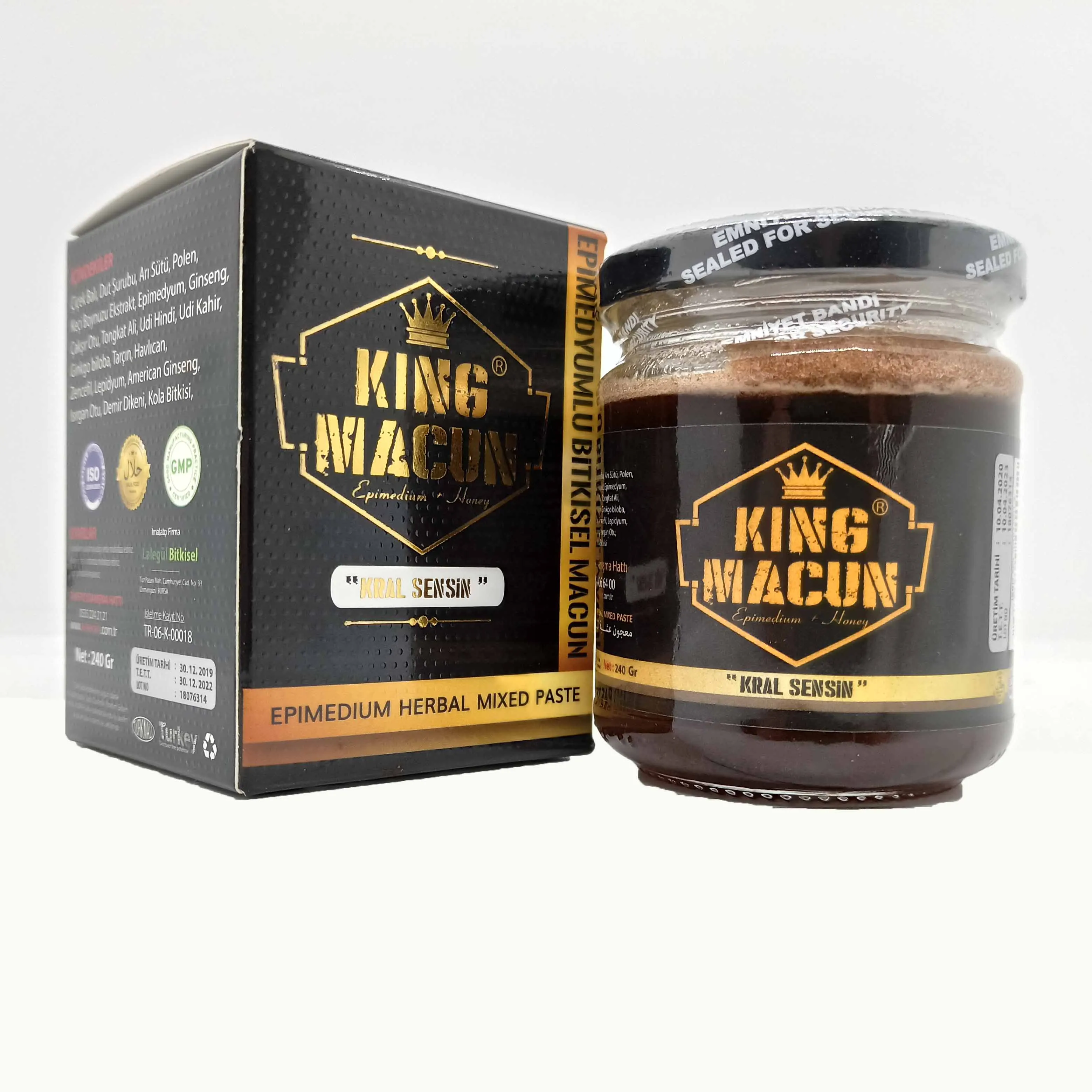 

King Herbal mixed Epimedium Paste Aphrodisiac honey King 240 gr free shipping