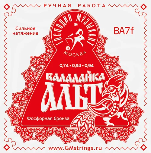 Strings for балалайки Alto ba-7f Lord musician | Спорт и развлечения