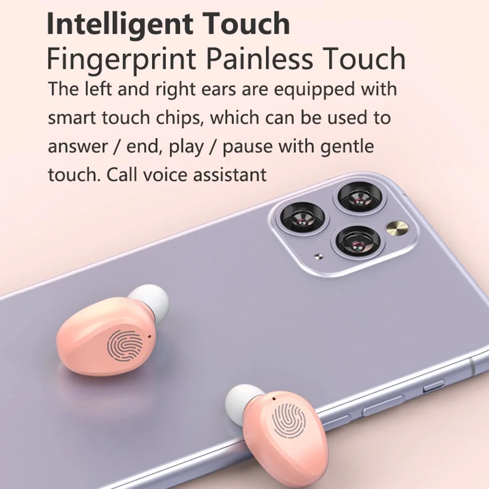 Беспроводные наушники-вкладыши F7 TWS спортивные водонепроницаемые с зарядным