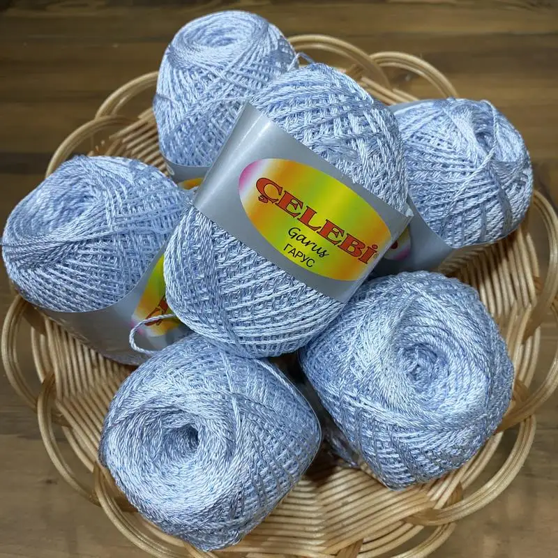 Çelebi Garus пряжа 83gr-232mt % 100 полиэстер ручная вязка крючком нить кружево вышивка