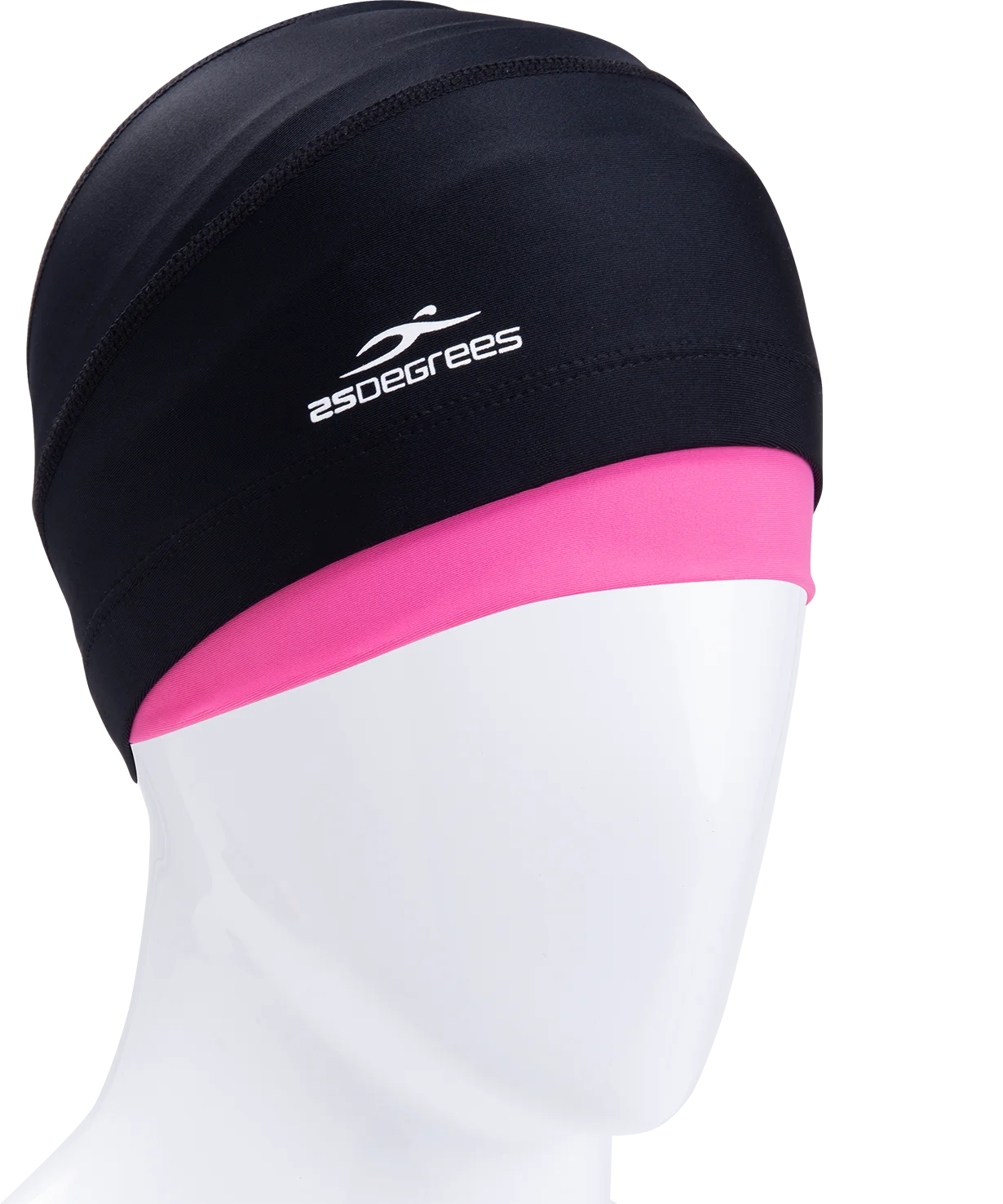 Шапочка для плавания 25degrees Duplo Black/pink полиамид |