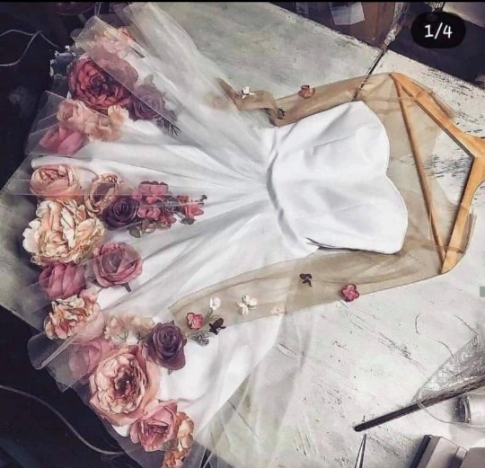 

CloverBridal, хлопок, романтический ручной работы, 3D цветы, иллюзия, длинные рукава, короткое платье для выпускного вечера, вырез WP9816