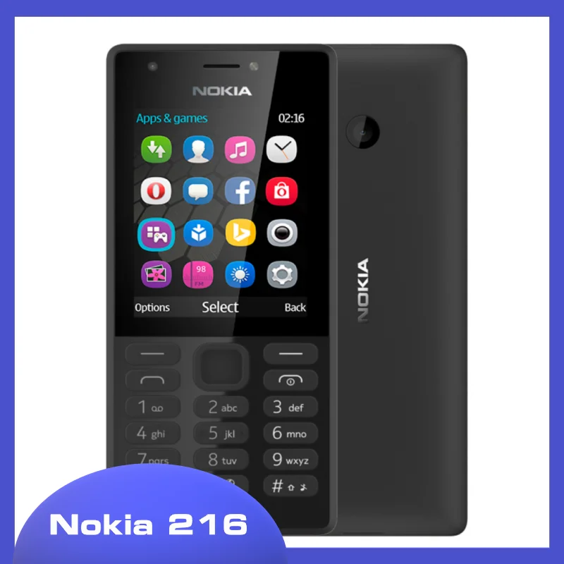 Кнопочный телефон NOKIA 216 DS|Смартфоны| |