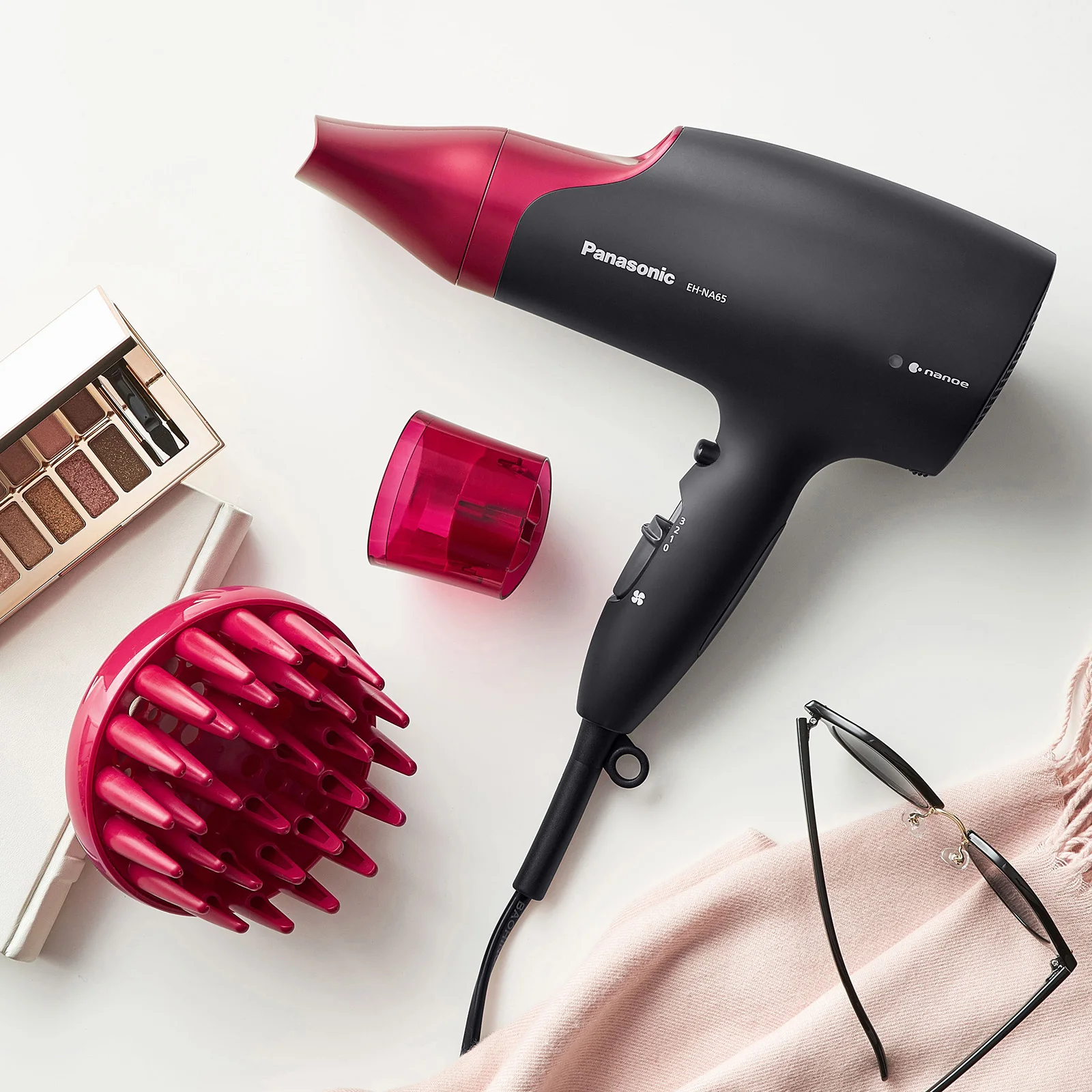 Фен Panasonic Nanoe care EH NA65 K865 + beauty box с подарками|Фены для волос| |
