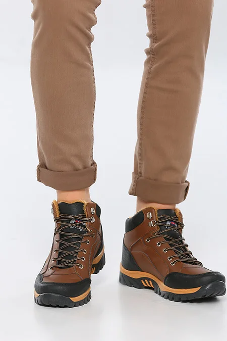 

Мужские ботинки кроссовки рабочая обувь мужские уличные водонепроницаемые мужские зимние очень теплые кроссовки мужская повседневная обу...