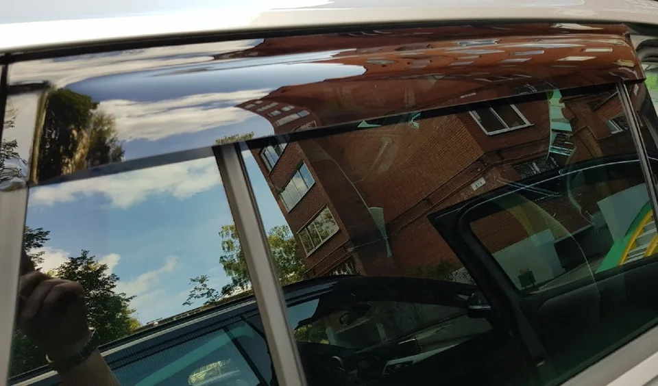 Ветровики для фольц фольцваген тигуан дефлекторы окон дождевики окна козырьки