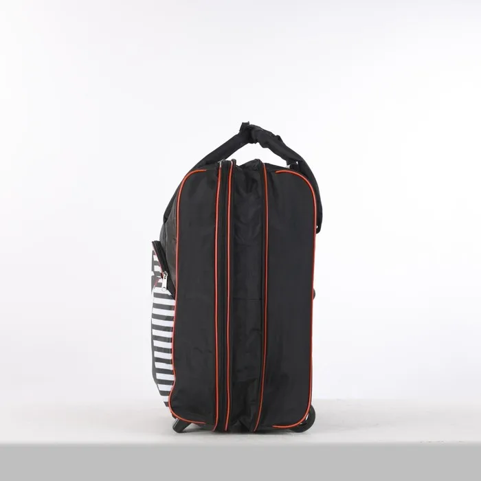 Чемодан малый 20' с сумкой отдел на молнии расширением наружный карман цвет