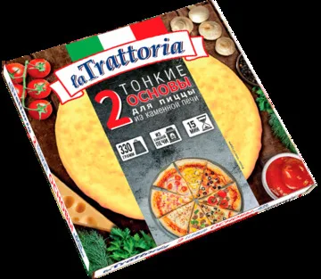 Основа для пиццы LA TRATT 330 г - TRATTORIA |