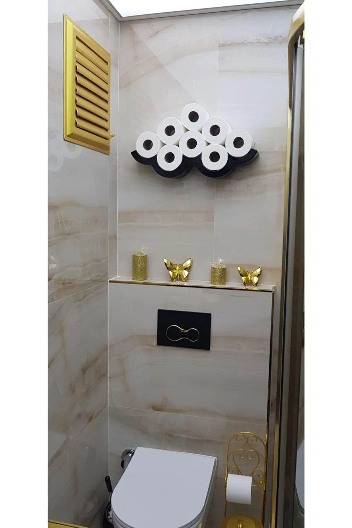 multiple toilet wc paper holder roll tissue bathroom accessories sheet wall mounted rack new modern flying solo storage designer free global shipping