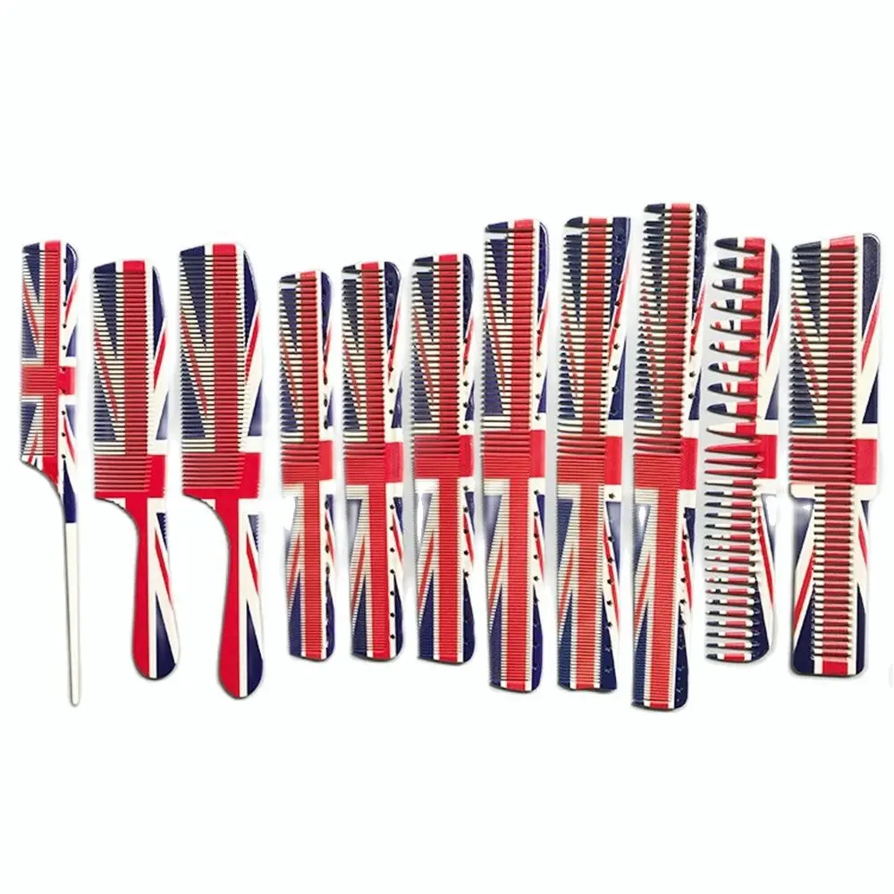 

Graffiti Hair Comb Professional Hairdressing Hairbrush Anti Static Detangler Hair Cutting Comb Tip Tail Combs for Hair