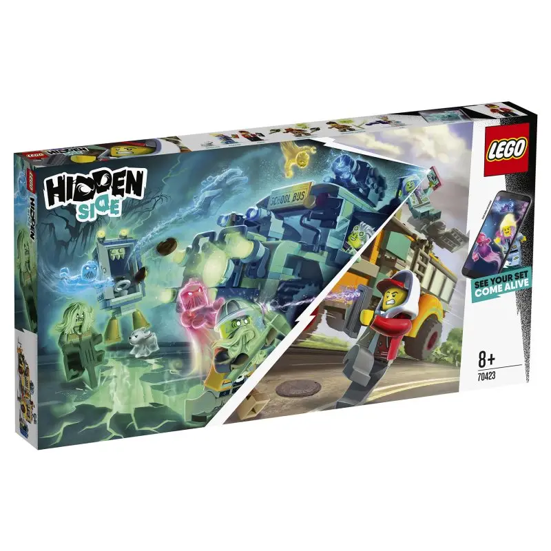 Конструктор LEGO Hidden Side 70423 Автобус охотников за паранормальным 3000|Блочные