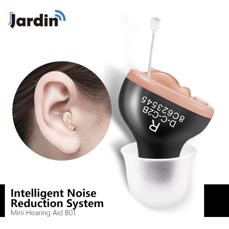 Невидимый цифровой слуховой аппарат B01 с внутренним ухом регулируемый