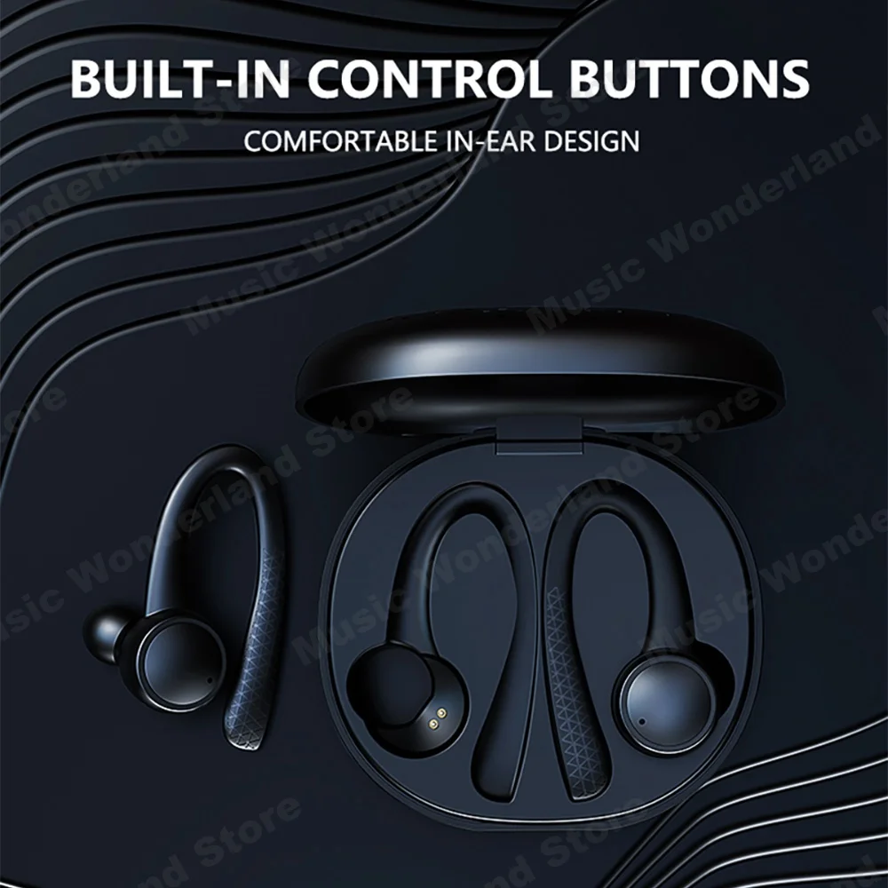 HiFi стерео беспроводные наушники Bluetooth TWS водонепроницаемые спортивные гарнитуры