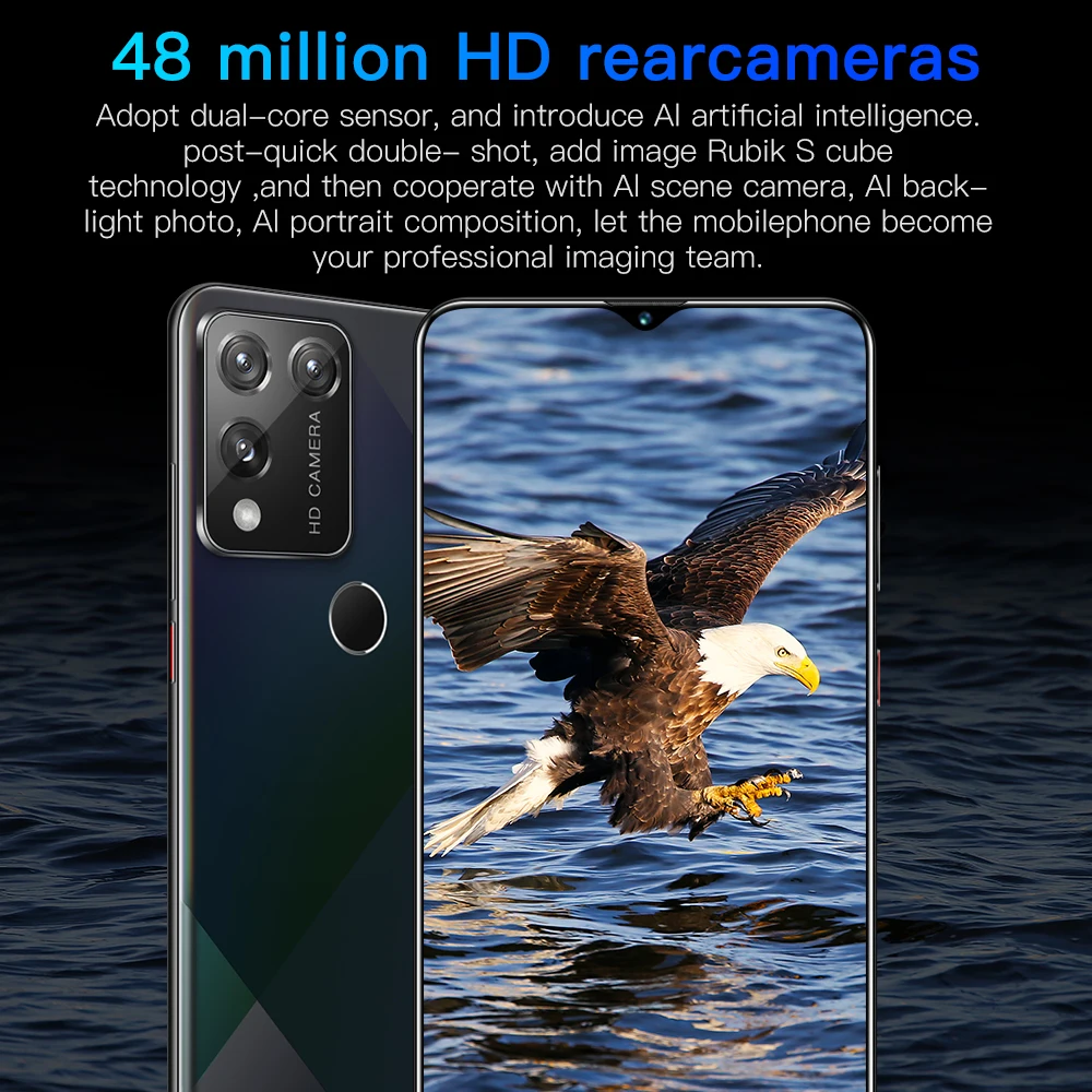 

2020 Newest S30 Android10.0 Smartphone 12+512GB MTK 6899 10-Core Mobile Phone 7.0 inch HD+ Full Screen 24+48 Camera Cellphones