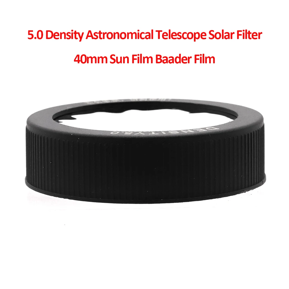 

40mm Bard film/Solar Film 5.0 Density for Celestron 80EQ, 80DX, 70400, etc.