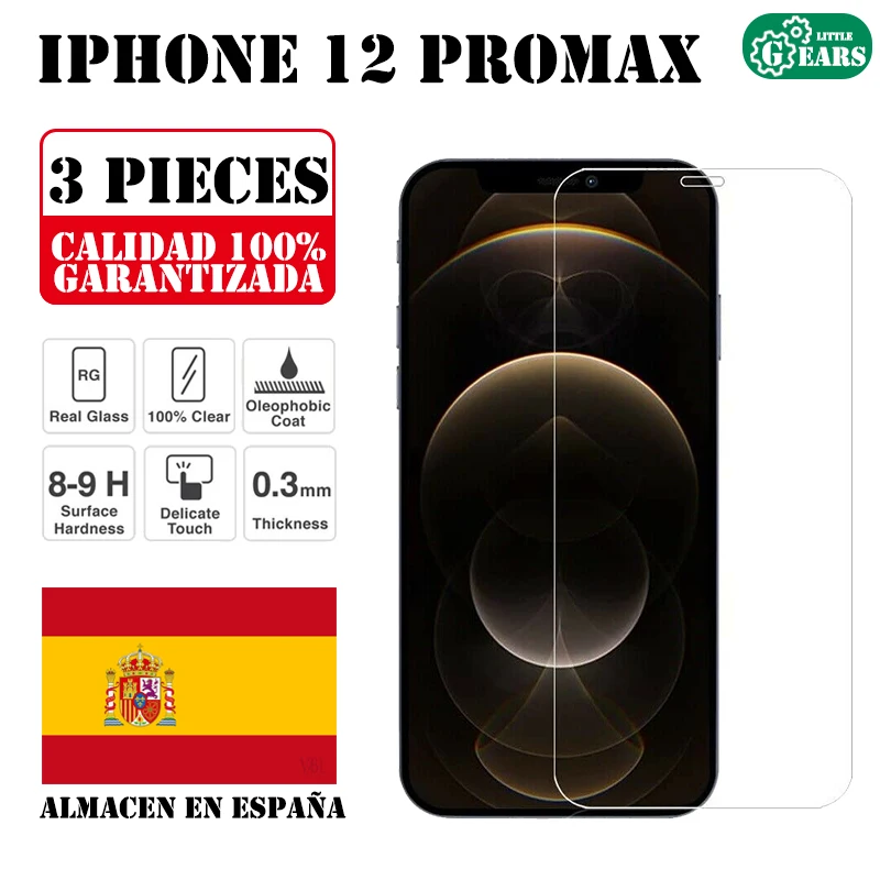 Набор для IPhone 12 Pro Max 6 7 дюйма 3 шт. Защитная пленка экрана из закаленного стекла