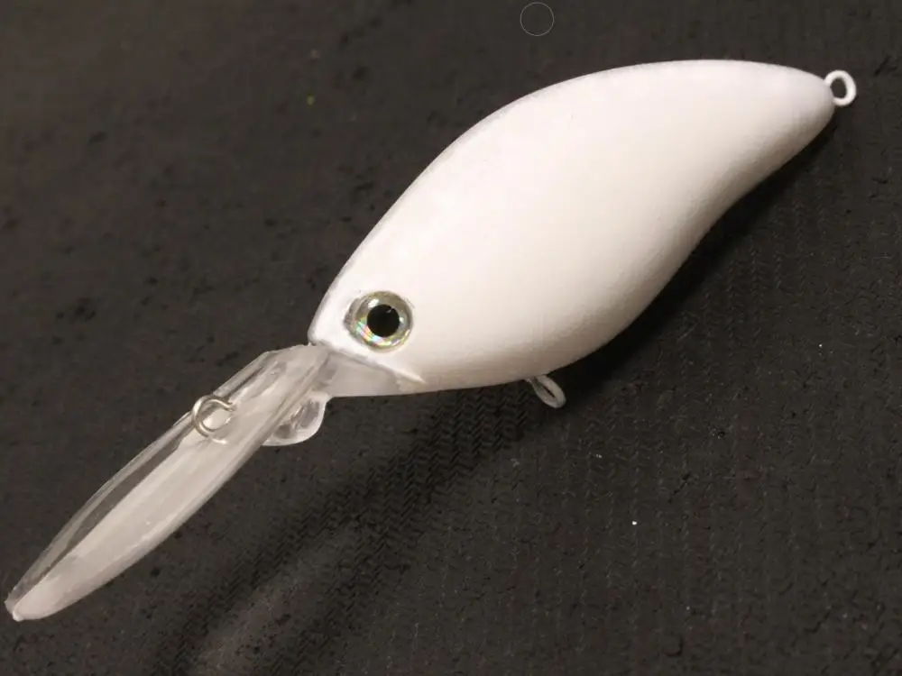 WLure 19 г длинное литье Глубокий Дайвинг Crankbait прозрачный с высоким блеском отражение 10 приманки в упаковке рыболовные приманки UPC739P10