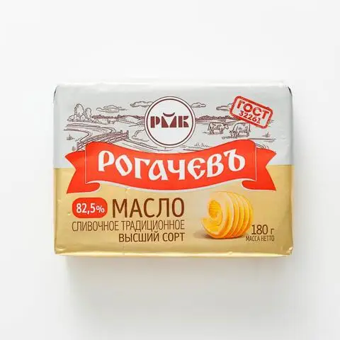 масло рогачев 82. сливочное масло 82,5%. 5. масло сливочное "традиционное" рогачев 160г. 5 эмблема.